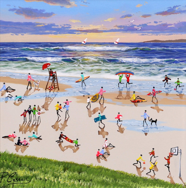 By the Water’s Edge by Paola Cassais, original painting