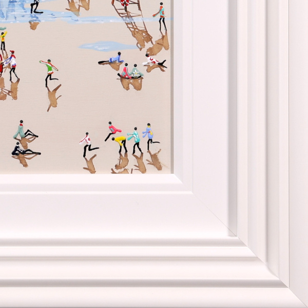 Carefree Days by Paola Cassais, original painting, detail