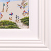 Sunlit Shores by Paola Cassais, original painting, detail