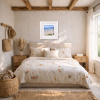 Sunlit Shores by Paola Cassais, original painting, in room