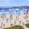 Sunlit Shores by Paola Cassais, original painting