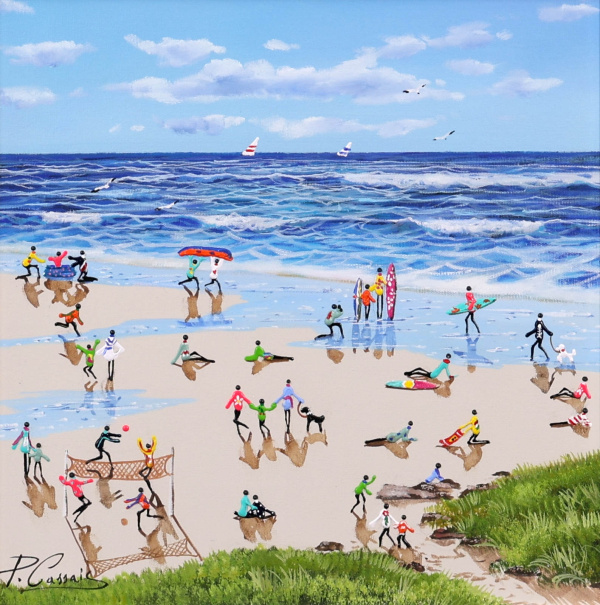 Barefoot Afternoon by Paola Cassais, original painting
