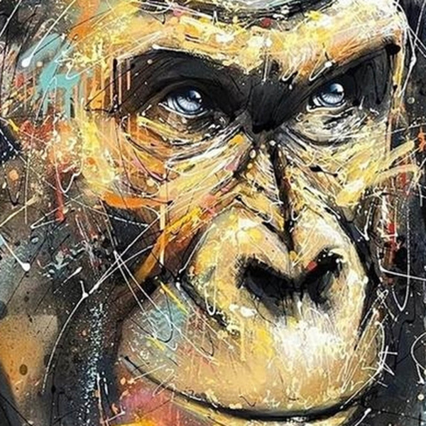Koko by Joe Galindo, limited edition print, detail
