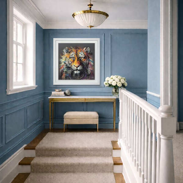 Sienna by Joe Galindo, limited edition print, in room