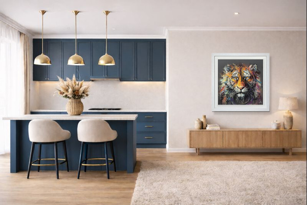 Sienna by Joe Galindo, limited edition print, in room