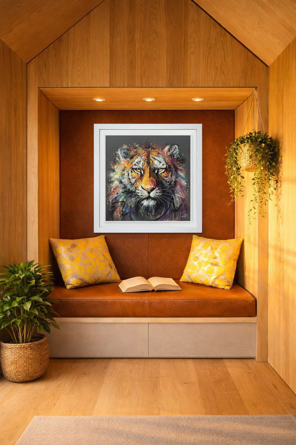 Sienna by Joe Galindo, limited edition print, in room