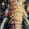 Titan (Deluxe) by Joe Galindo, limited edition print, detail