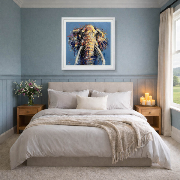 Titan (Deluxe) by Joe Galindo, limited edition print, in room