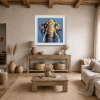 Titan (Deluxe) by Joe Galindo, limited edition print, in room