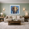 Titan (Deluxe) by Joe Galindo, limited edition print, in room