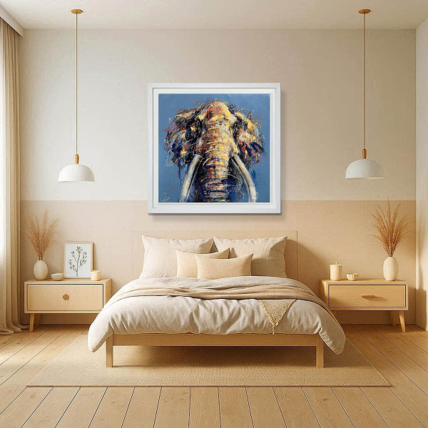 Titan (Deluxe) by Joe Galindo, limited edition print, in room