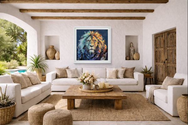 Maximus (Deluxe) by Joe Galindo, limited edition print, in room