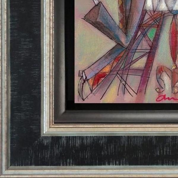 Champagne Break by Andrei Protsouk, limited edition print, detail