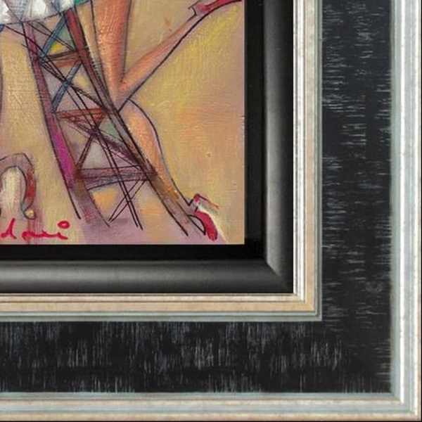 Champagne Break by Andrei Protsouk, limited edition print, detail