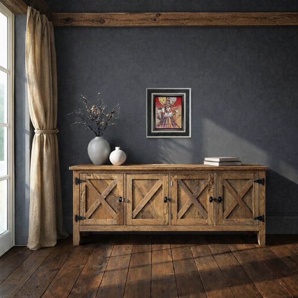 Champagne Break by Andrei Protsouk, limited edition print, in room