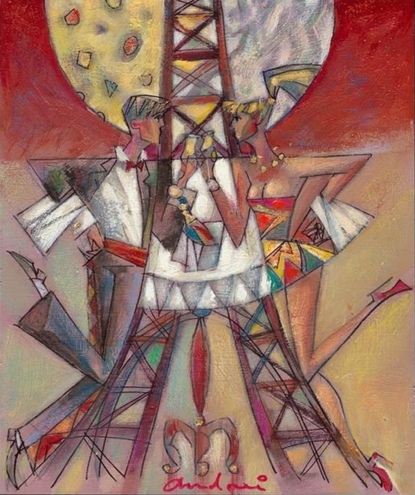 Champagne Break by Andrei Protsouk, limited edition print