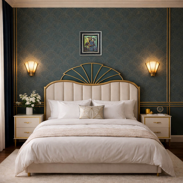 Towering Romance by Andrei Protsouk, limited edition print, in room