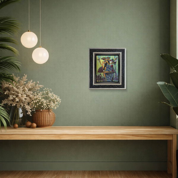 Towering Romance by Andrei Protsouk, limited edition print, in room