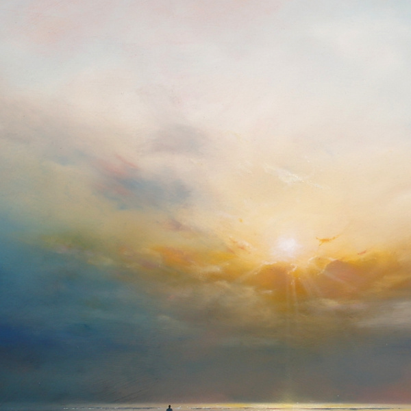 Let’s Head Home by Ben Payne, original painting, detail