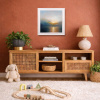 Let’s Head Home by Ben Payne, original painting, in room