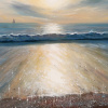 Along The Southern Shore by Ben Payne, original painting, detail