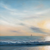 Along The Southern Shore by Ben Payne, original painting, detail