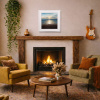 Along The Southern Shore by Ben Payne, original painting, in room
