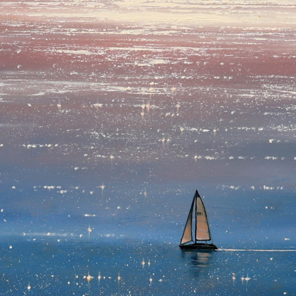Travels Afar by Ben Payne, original painting, detail