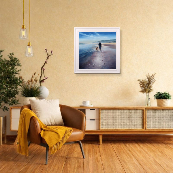 We Have It All by Ben Payne, original painting, in room