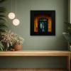 Checking In by Ben Payne, original painting, in room