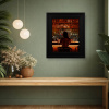 Left To Choose by Ben Payne, original painting, in room