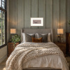 The Feather by Nicky Litchfield, limited edition print, in room