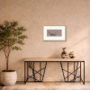 The Feather by Nicky Litchfield, limited edition print, in room