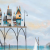 Rest Ashore by Gary Walton, limited edition print, detail
