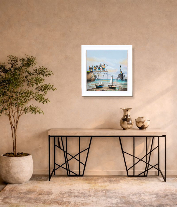 Rest Ashore by Gary Walton, limited edition print, in room