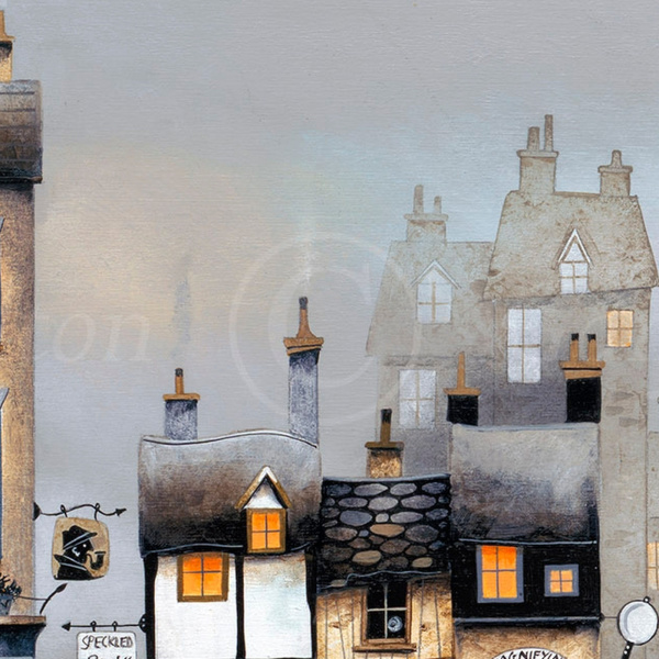 Baker Street by Gary Walton, limited edition print, detail