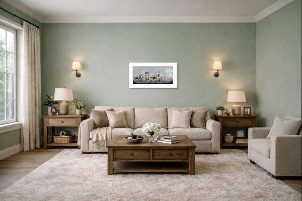 Baker Street by Gary Walton, limited edition print, in room
