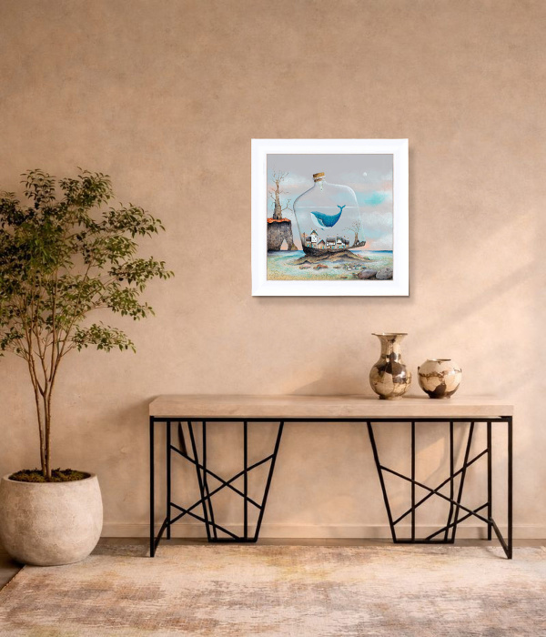 The Lost City by Gary Walton, limited edition print, in room