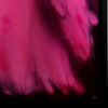 Pink Aurora by Ana Ortiz, original painting, detail