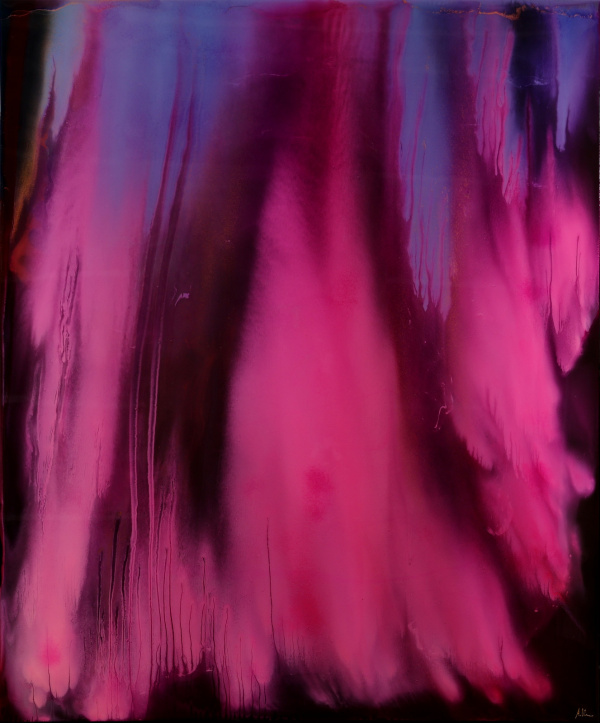 Pink Aurora by Ana Ortiz, original painting