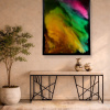 Halcyon Light Storm by Ana Ortiz, original painting, in room