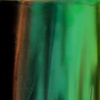 Green Aurora by Ana Ortiz, original painting, detail