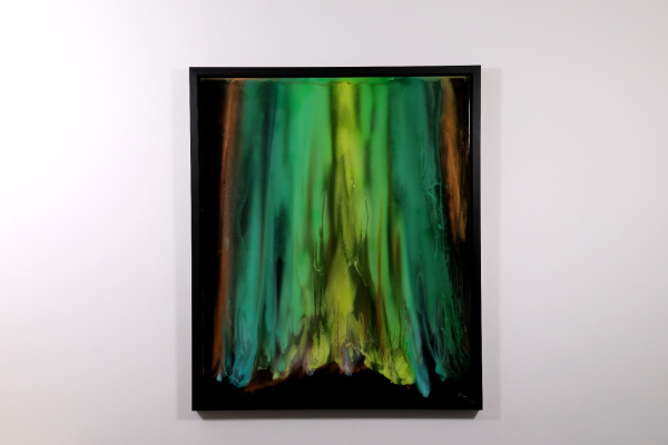 Green Aurora by Ana Ortiz, original painting