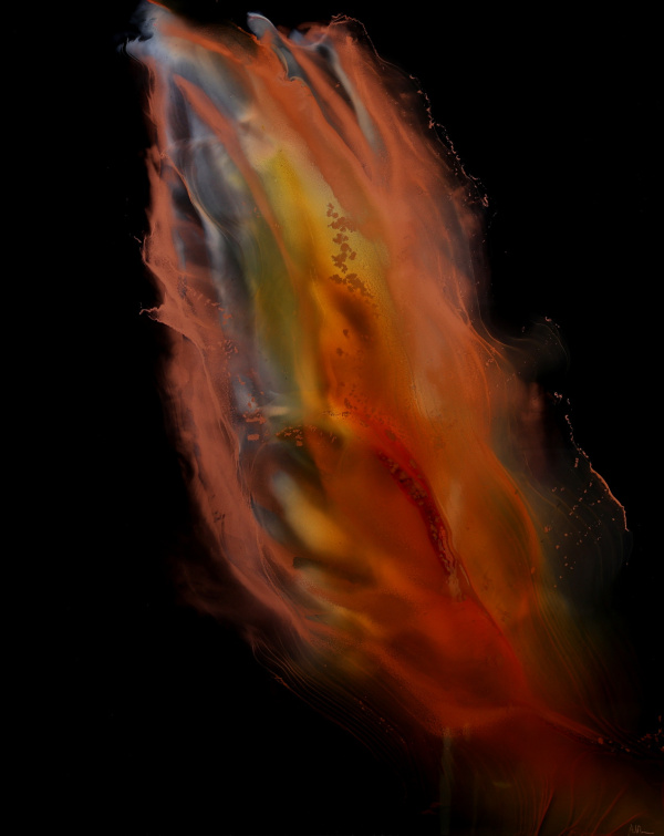 Lava Fall by Ana Ortiz, original painting