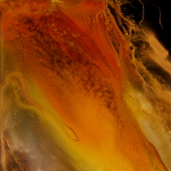 Solar Flare by Ana Ortiz, original painting, detail