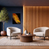Solar Flare by Ana Ortiz, original painting, in room