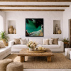 Praia De Lagos by Ana Ortiz, original painting, in room