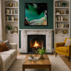 Praia De Lagos by Ana Ortiz, original painting, in room