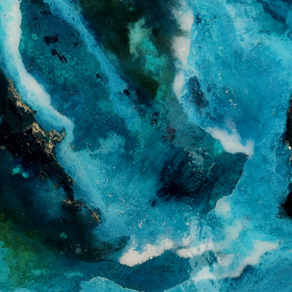 Grandes Playas Fuerteventura by Ana Ortiz, original painting, detail