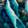Grandes Playas Fuerteventura by Ana Ortiz, original painting, detail